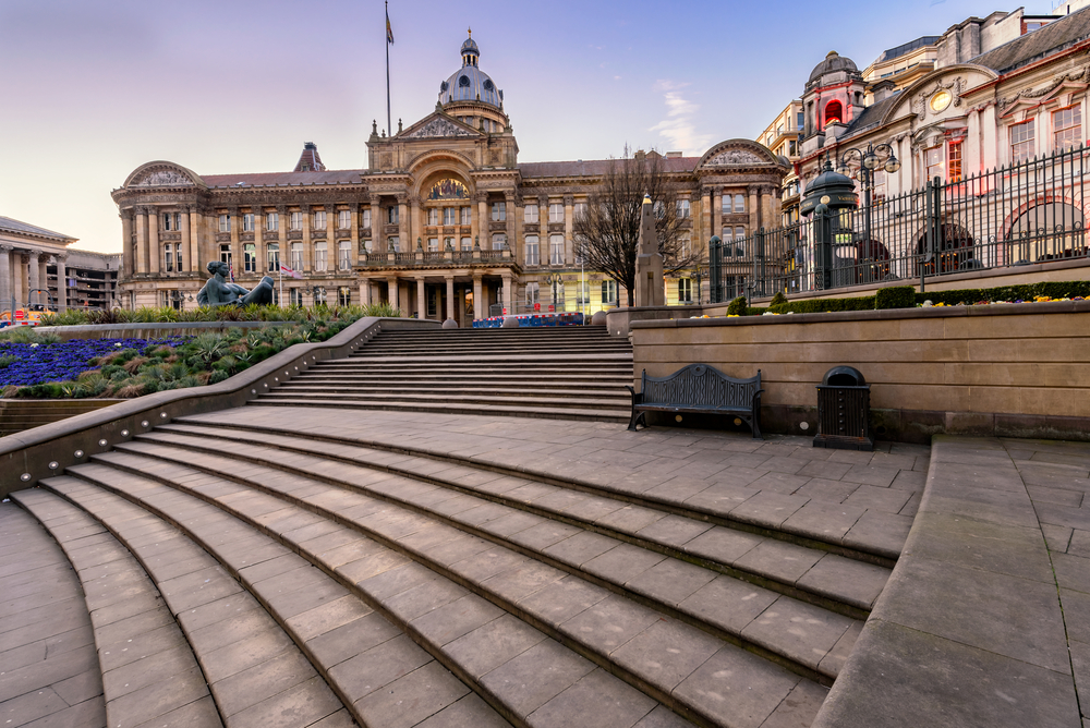 Victoria Square in Birmingham, England, United Kingdom