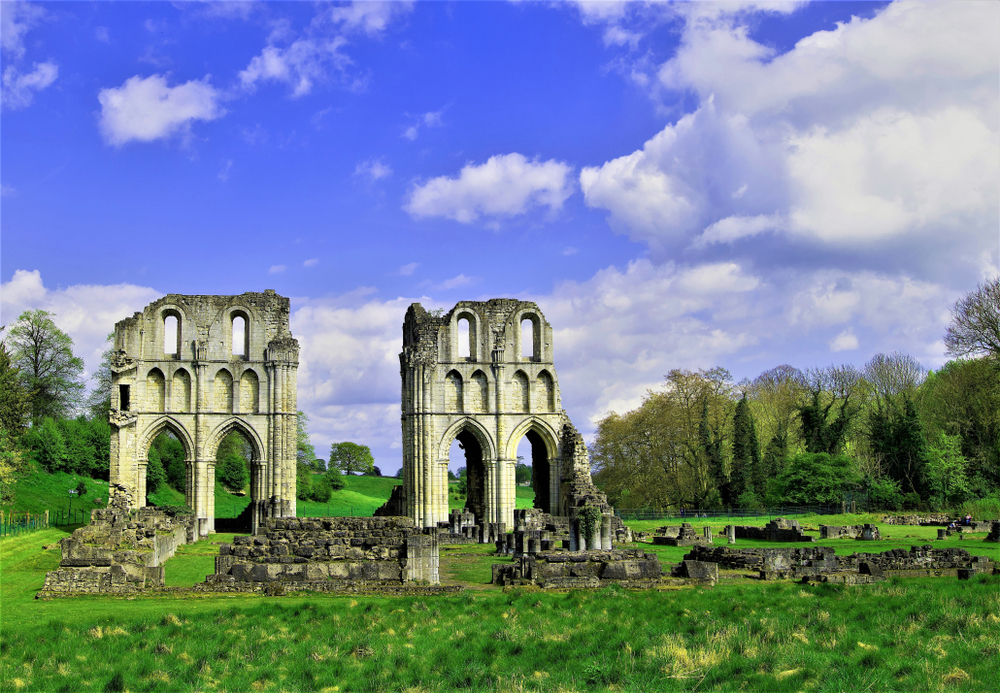 Roche Abbey, in Rotherham, South Yorkshire, England