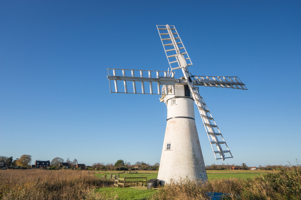 Thurne windmill, Norfolk, UK